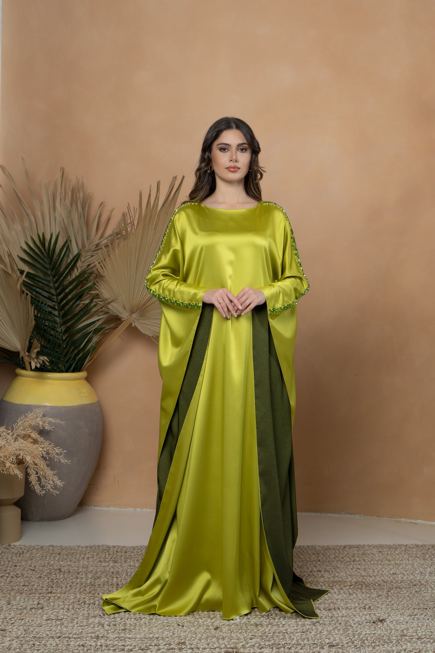 Green Crystal Kaftan