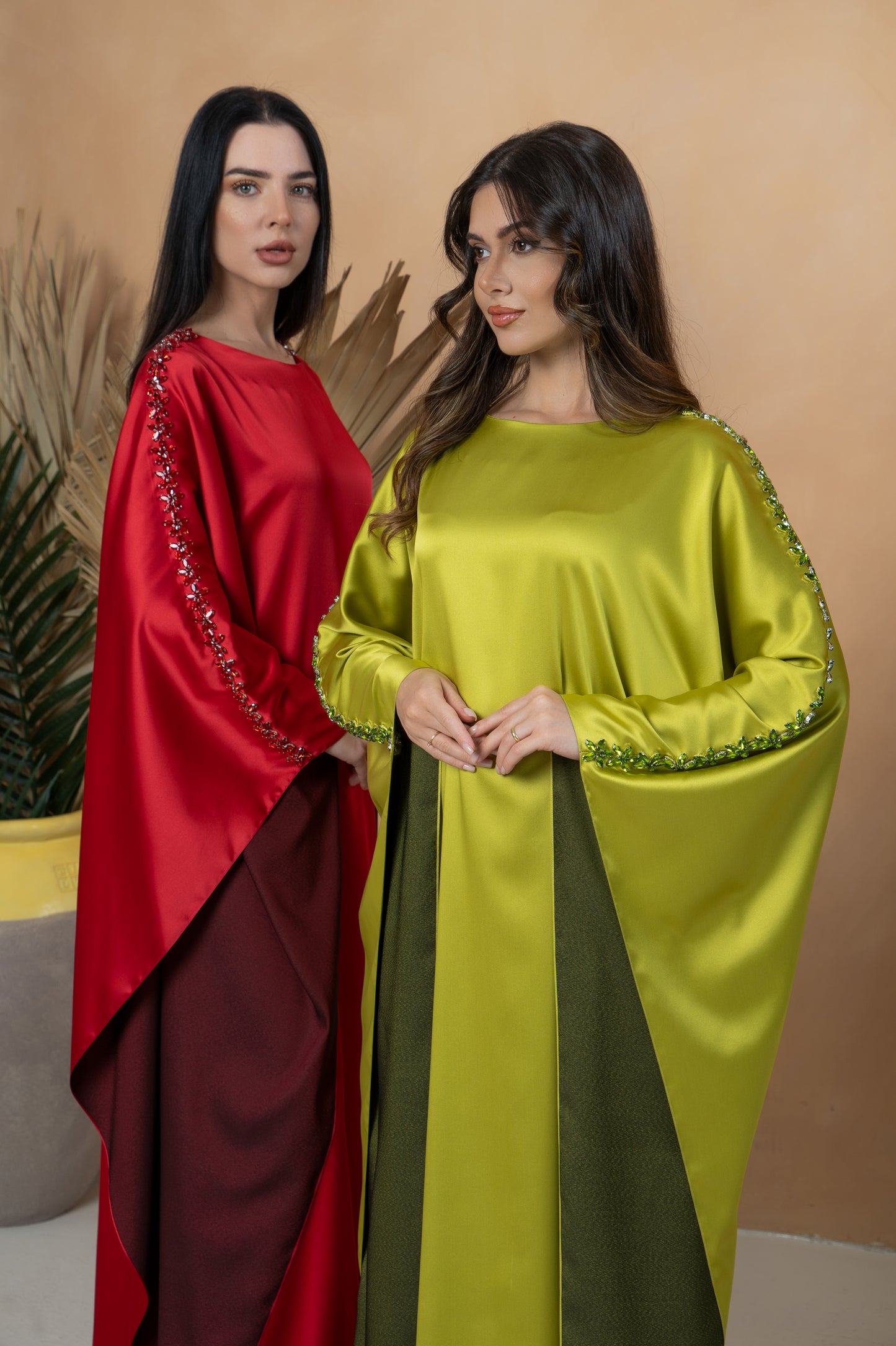 Red Crystal Kaftan
