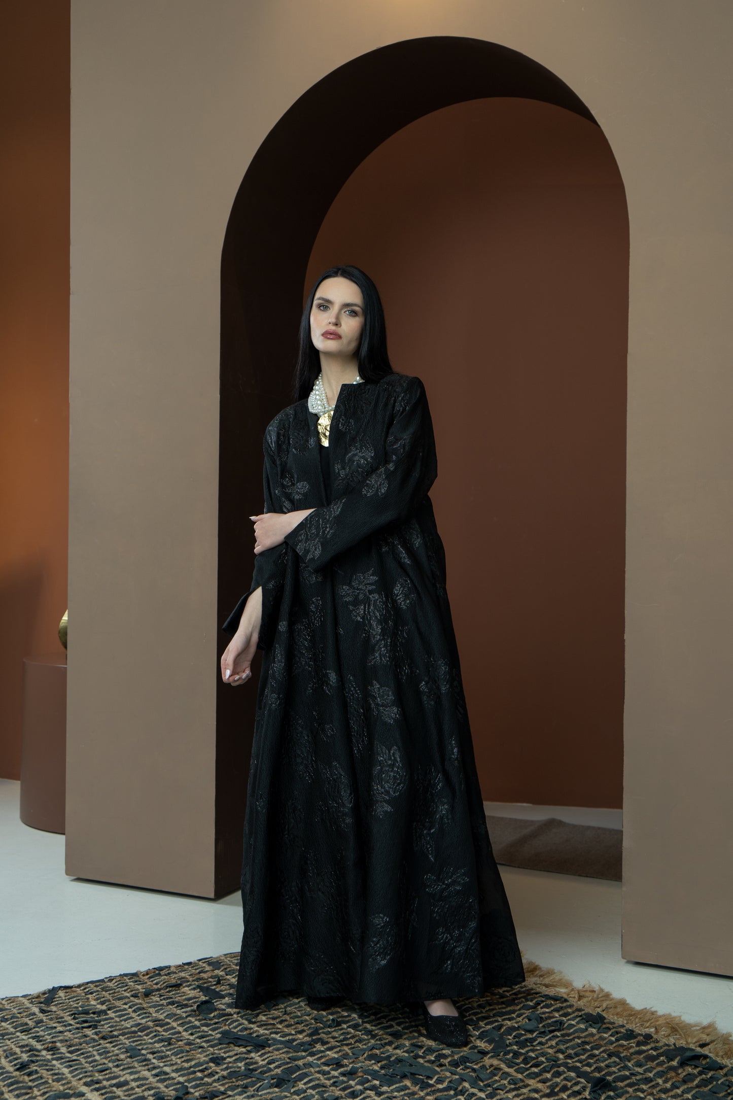 Black Rose Abaya