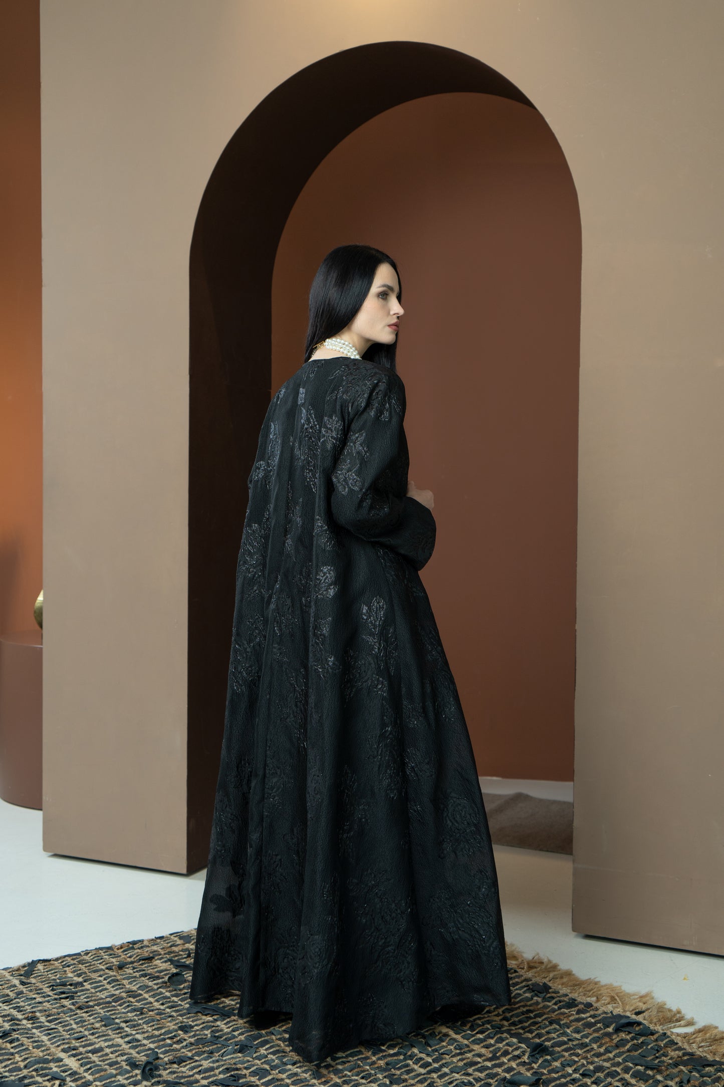 Black Rose Abaya