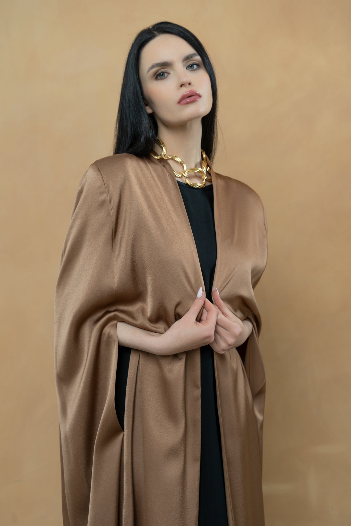 Coffee Cape Abaya